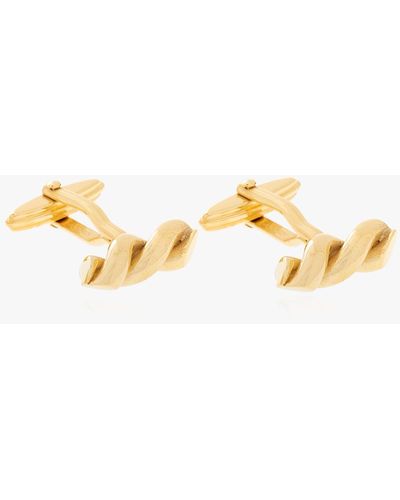 Lanvin Cufflinks, - Metallic