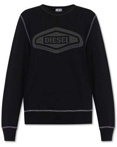 DIESEL 's-ginn' Sweatshirt - Black