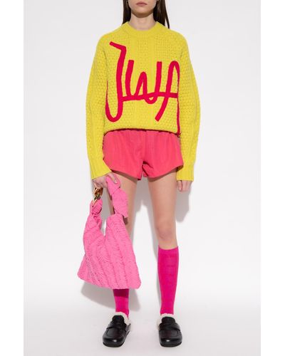 JW Anderson Shorts With Logo - Pink