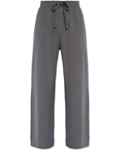 Dolce & Gabbana Joggers With Wide Legs, - Grey