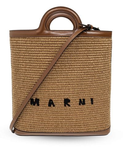 Marni 'tropicalia' Shopper Bag, - Brown