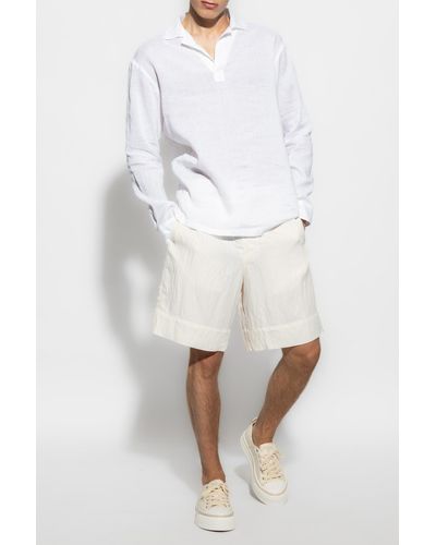 Giorgio Armani Shorts With Pockets - White