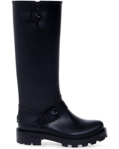 Jimmy Choo 'yael' Rain Boots - Black