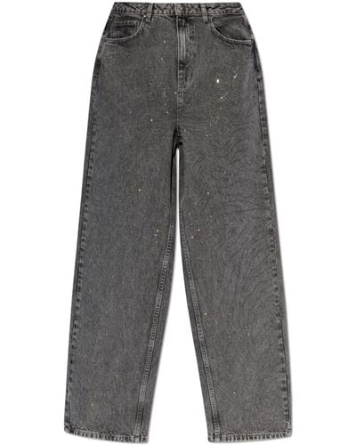 ROTATE BIRGER CHRISTENSEN Jeans With Appliqués - Grey