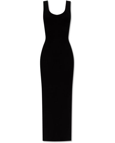 Alexander Wang Striped Sleeveless Dress - Black