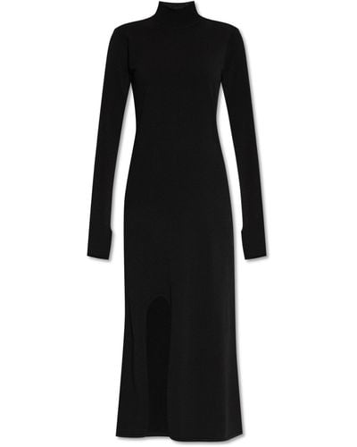 Issey Miyake Dress With Cut-out, - Black