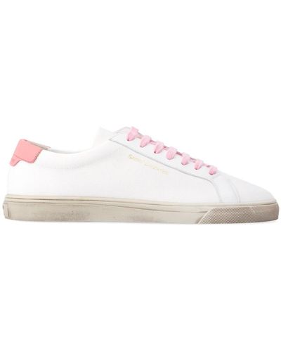 Saint Laurent 'andy Low' Sneakers - White