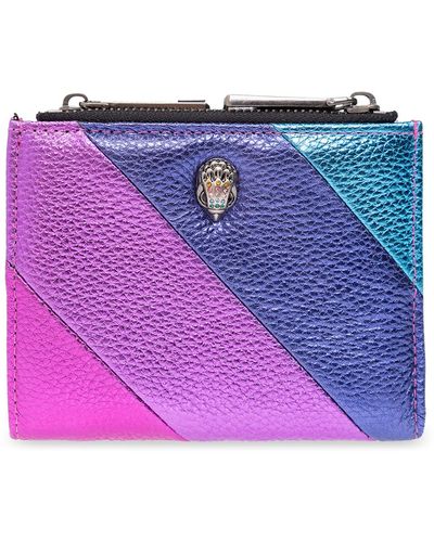 Kurt Geiger Multicolored Wallet With Logo - Purple
