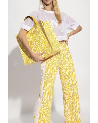 Fendi Shopper Bag - Yellow