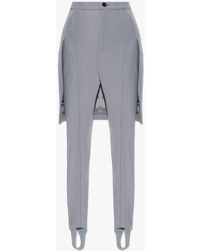 Undercover Trousers With Decorative Panel - Blue