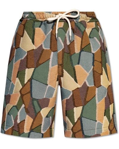 Emporio Armani Patterned Shorts, - Multicolour