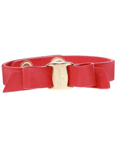 Ferragamo Bracelet With Bow - Red