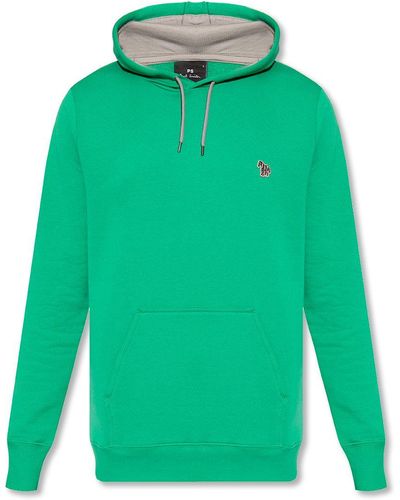 PS by Paul Smith Hoodie With Patch - Green