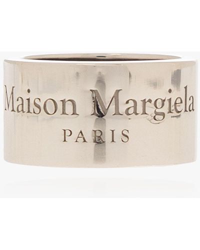 Maison Margiela Silver Ring, - Natural