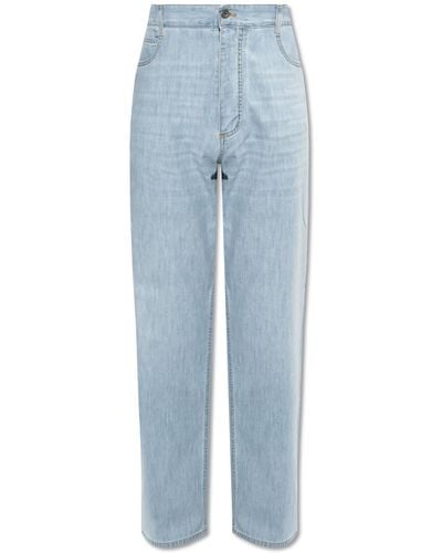 Bottega Veneta Cotton Jeans, , Light - Blue