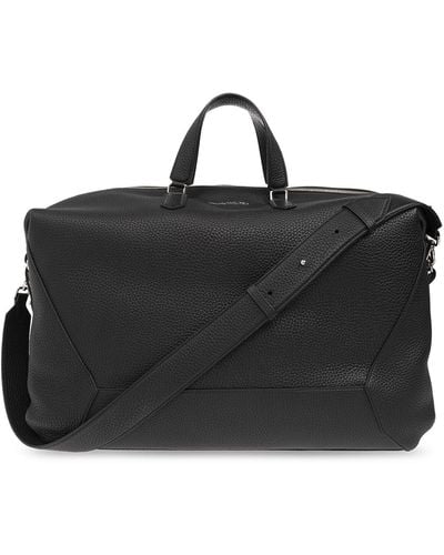 Alexander McQueen Duffel Bag With Logo - Black