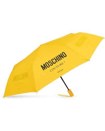 Moschino Umbrella With Logo, - Yellow