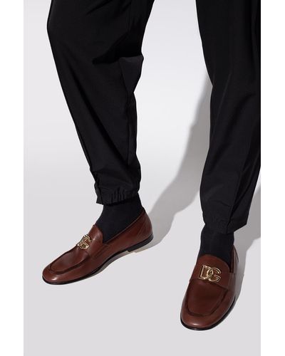 Dolce & Gabbana Leather Shoes - Brown