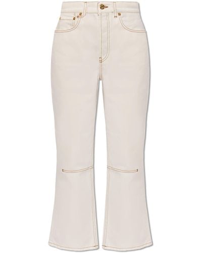 Jacquemus Kick Flare Jeans, - White