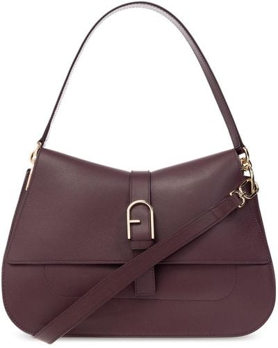 Furla ‘Flow Large’ Shoulder Bag - Purple