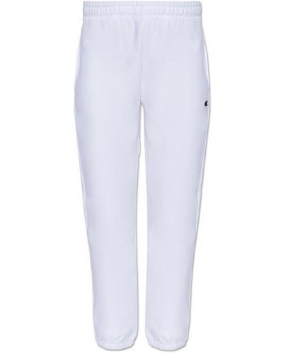 Champion Sweatpants With Logo - White