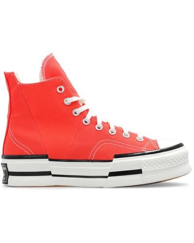 Converse 'chuck 70 Plus' High-top Trainers, - Red