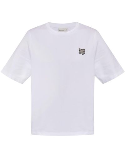 Maison Kitsuné T-shirt With Logo, - White