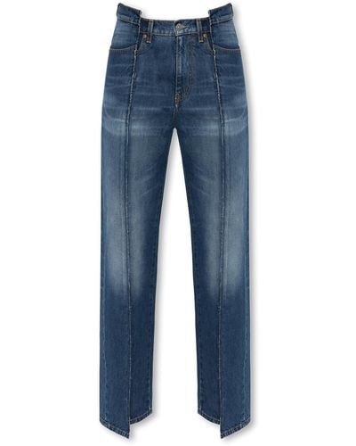 Victoria Beckham Straight Leg Jeans - Blue