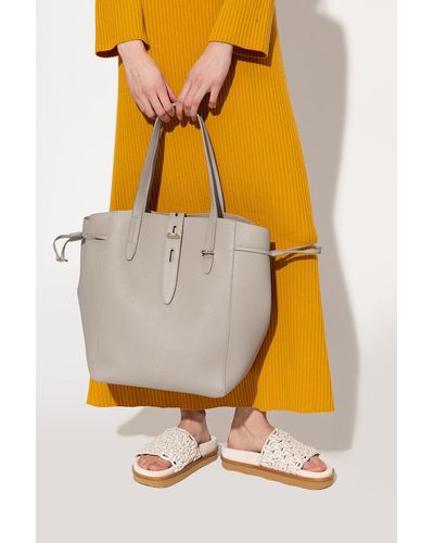Furla 'net Large' Shopper Bag - Gray