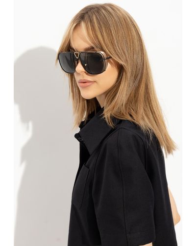 Linda Farrow 'enzo' Sunglasses, - Gray