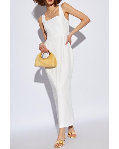 Posse Linen Dress 'skyla', - White