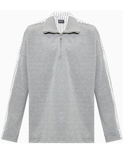 DIESEL 's-gander-a' Sweatshirt - Gray