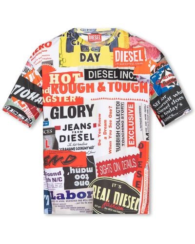 DIESEL '45th Anniversary' Limited Edition T-shirt, - Red