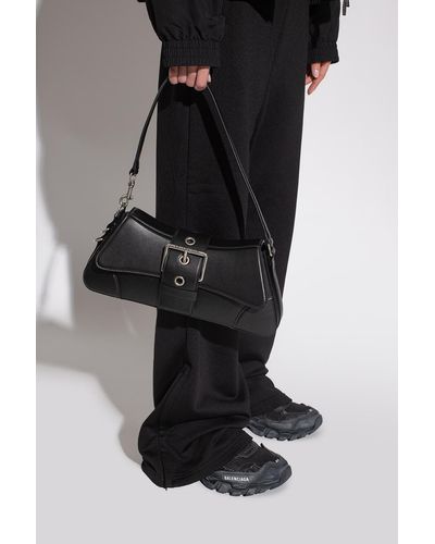 Balenciaga 'lindsay Medium' Hobo Bag - Black