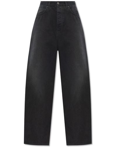 Balenciaga Baggy Jeans, - Black