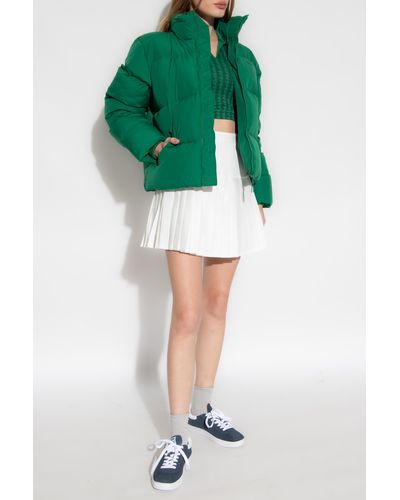 Lacoste Jacket With Logo, - Green