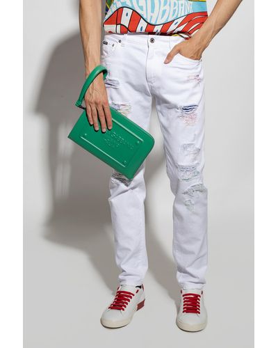 Dolce & Gabbana Handbag With Logo - Green