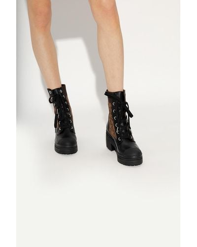 MICHAEL Michael Kors ‘Brea’ Heeled Ankle Boots - Black
