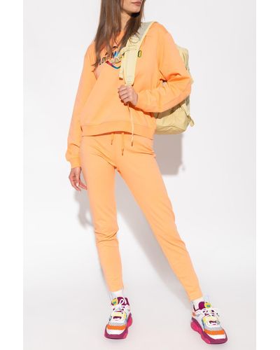 Love Moschino Hoodie & Sweatpants Set - Orange