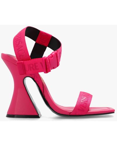 Versace Kirsten Heeled Sandals - Pink