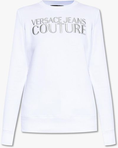 Versace Sweatshirt With Logo - White