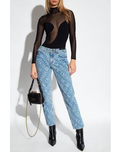 Versace Jeans Couture Straight Leg Jeans - Blue