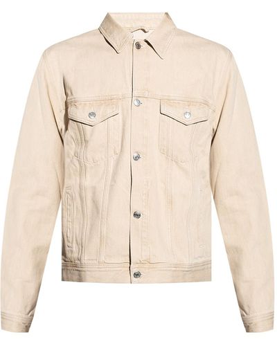 Samsøe & Samsøe Denim Jacket From Organic Cotton - Natural