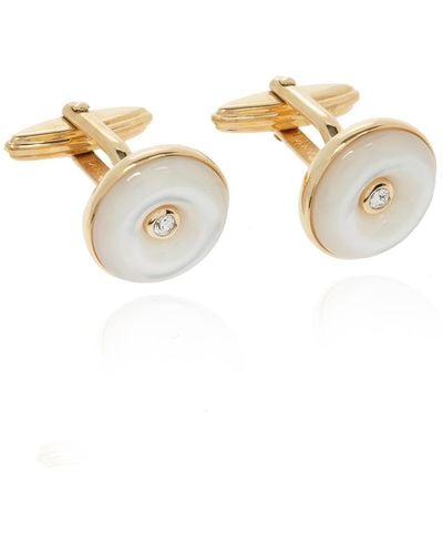 Lanvin Cuff Links, - Metallic