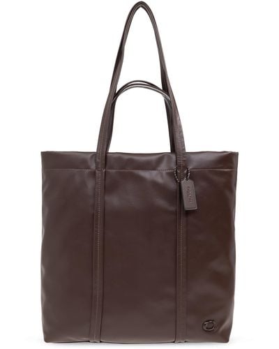COACH `Hall` Shopper Bag - Brown