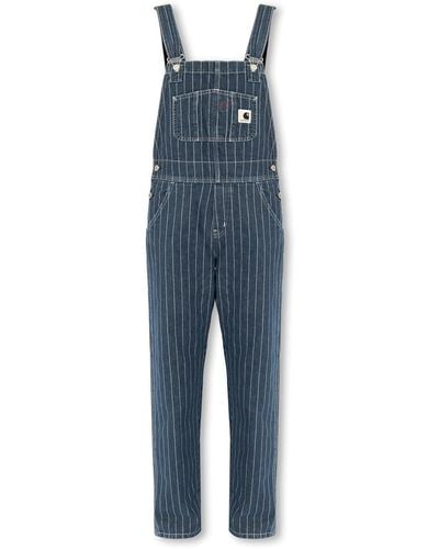 Carhartt Overalls With Logo - Blue