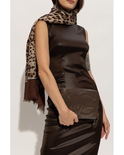 Dolce & Gabbana 'Dg Logo' Shoulder Bag - Brown