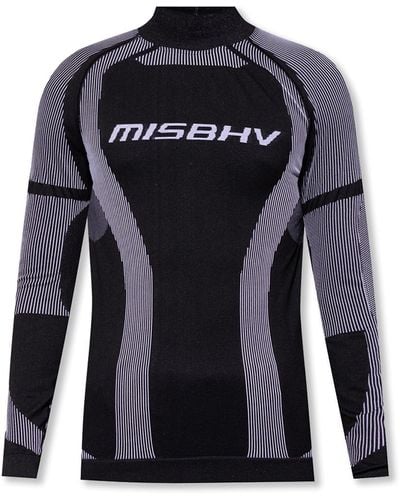 MISBHV 'sport Active Classic' Long-sleeved T-shirt, - Black