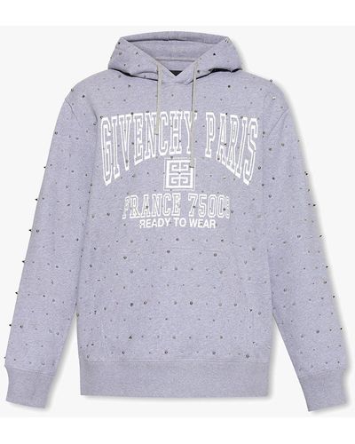Givenchy Embellished Hoodie - Purple