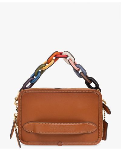 COACH Leather Shoulder Bag - Brown